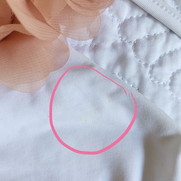 La Reveche White and Pink Bikini Large - Picture 3 of 8